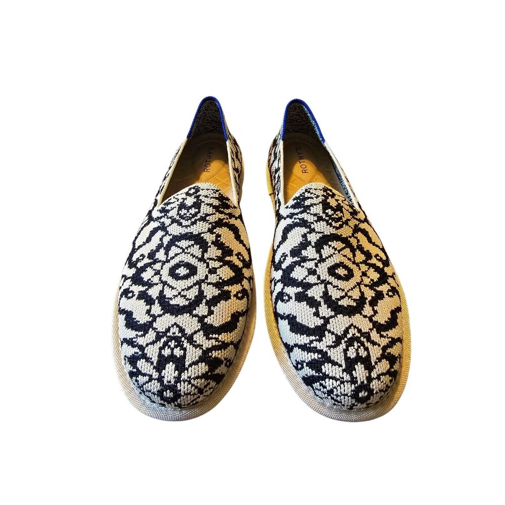Rothy's Women's Cruiser Loafer Expresso Bloom Flats Size 10.5